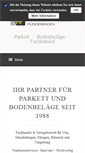 Mobile Screenshot of parkett-weber.com