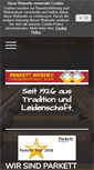 Mobile Screenshot of parkett-weber.de
